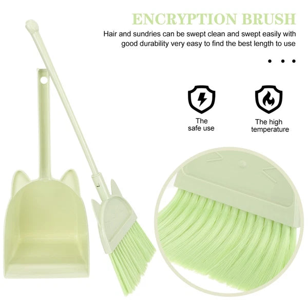 Children's Broom Set Toddler Small and Dustpan Kids Cleaning Kit