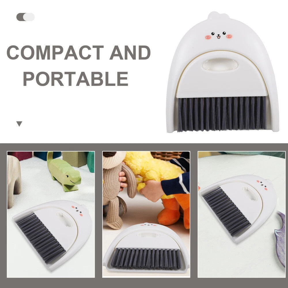 5 Sets Cleaning Broom Dustpan Table Brush Dining Table Sweeper-