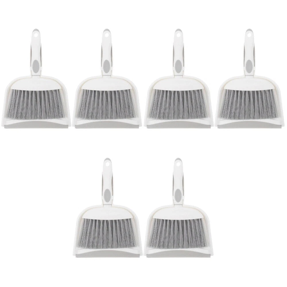 3 Sets Small Broom, Dustpan Set, Table Broom, Broom, Brush and-