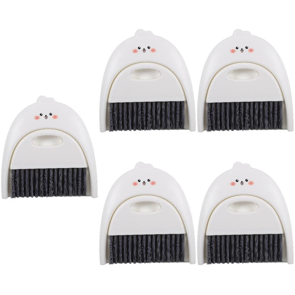 5 Sets Small Broom and Dustpan, Cleaning Kit, Cute-