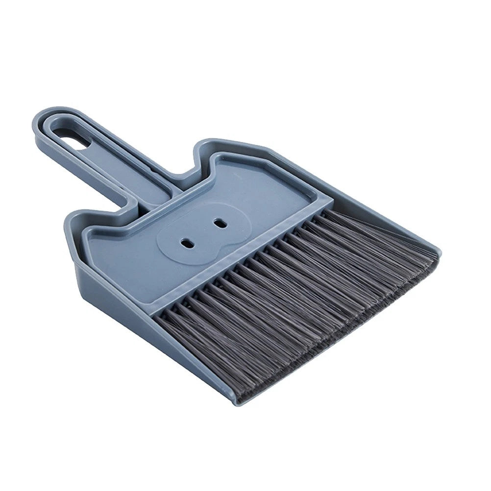 2 Sets Keyboard Cleaning Brush Mini Broom And Dustpan Home Desktop-