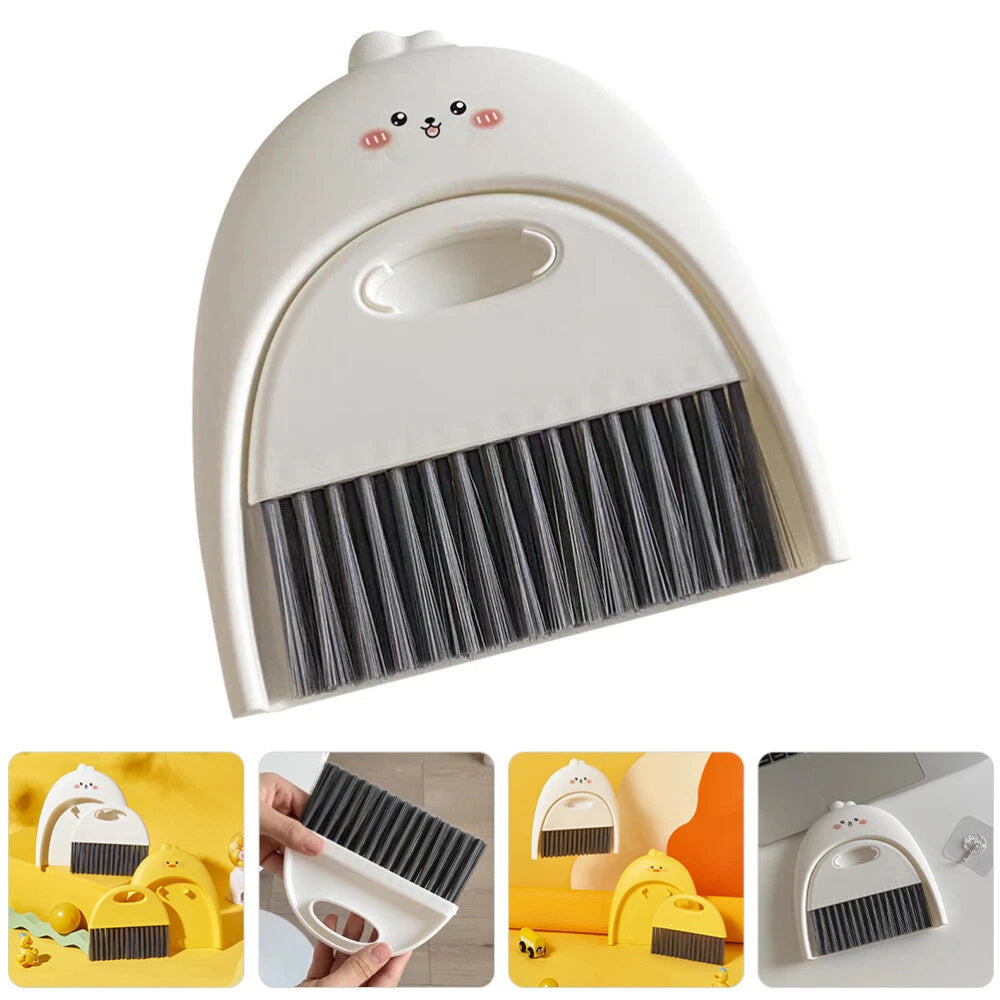 3 Sets Mini Dustpan Set Broom And Portable Mini Broom Baby-