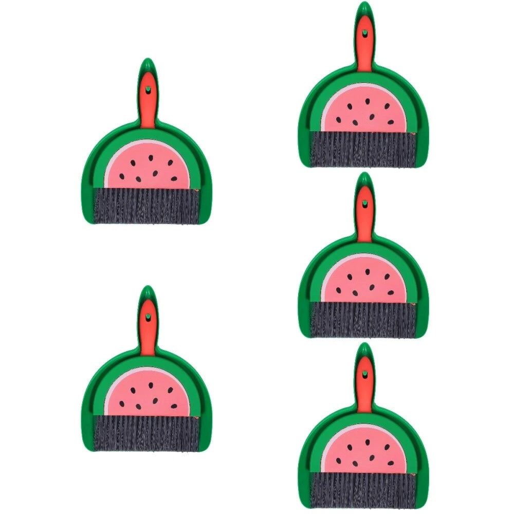 5 Sets Mini Cleaning Broom, Dustpan, Table Brush Set, Dining Table,-