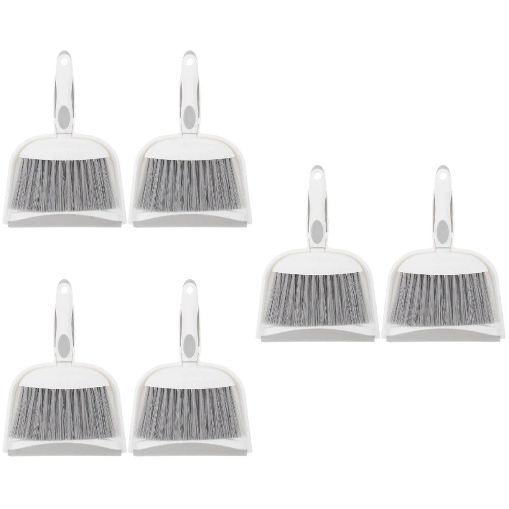 3 Sets Small Broom, Dustpan Set, Table Broom, Broom, Brush and-