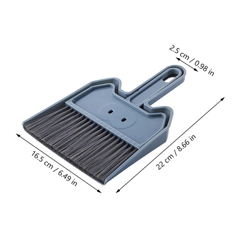 2 Sets Keyboard Cleaning Brush Mini Broom And Dustpan Home Desktop-