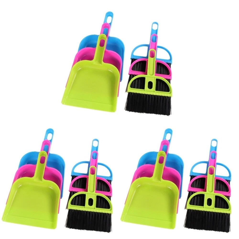 18 Sets Cleaning Tool Pet Dustpan Countertop Table-