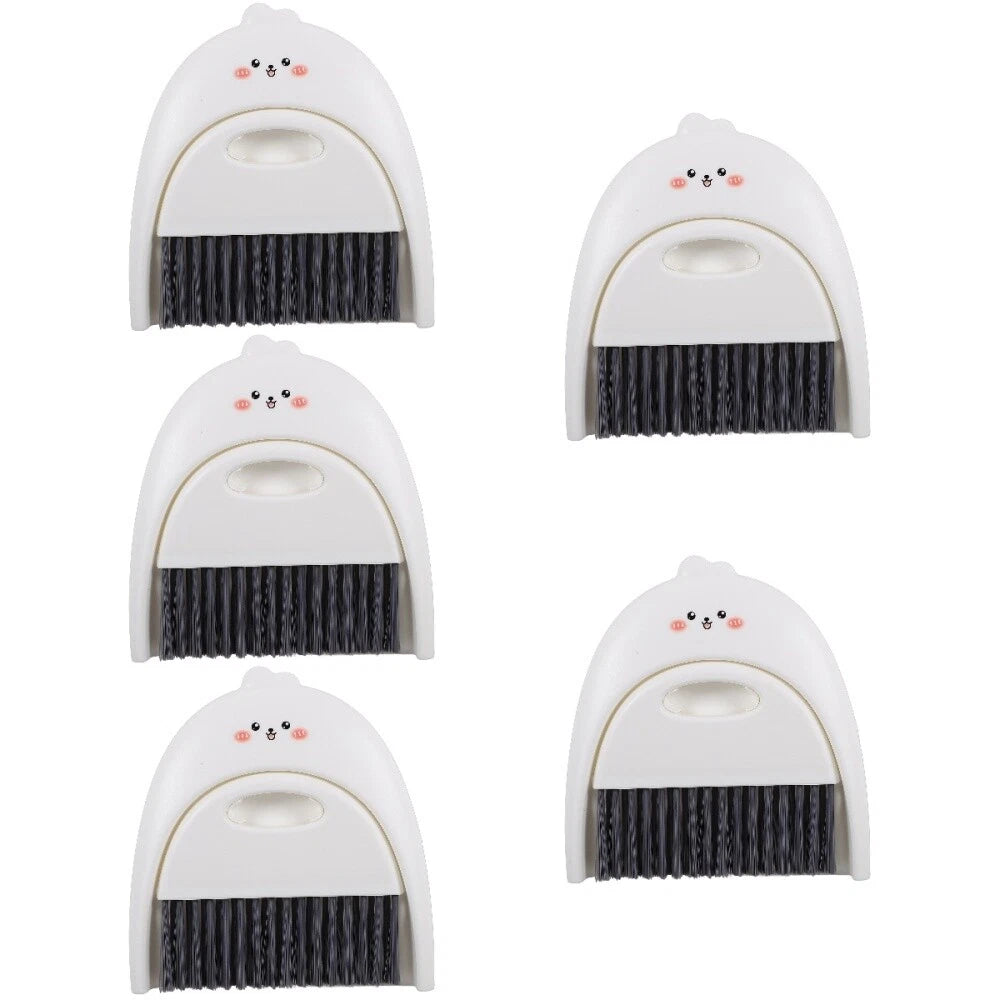 5 Sets Cleaning Broom Dustpan Table Brush Dining Table Sweeper-