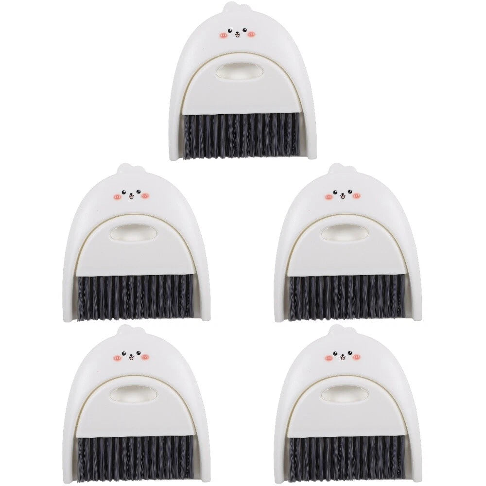 5 Sets Small Broom and Dustpan, Cleaning Kit, Cute-