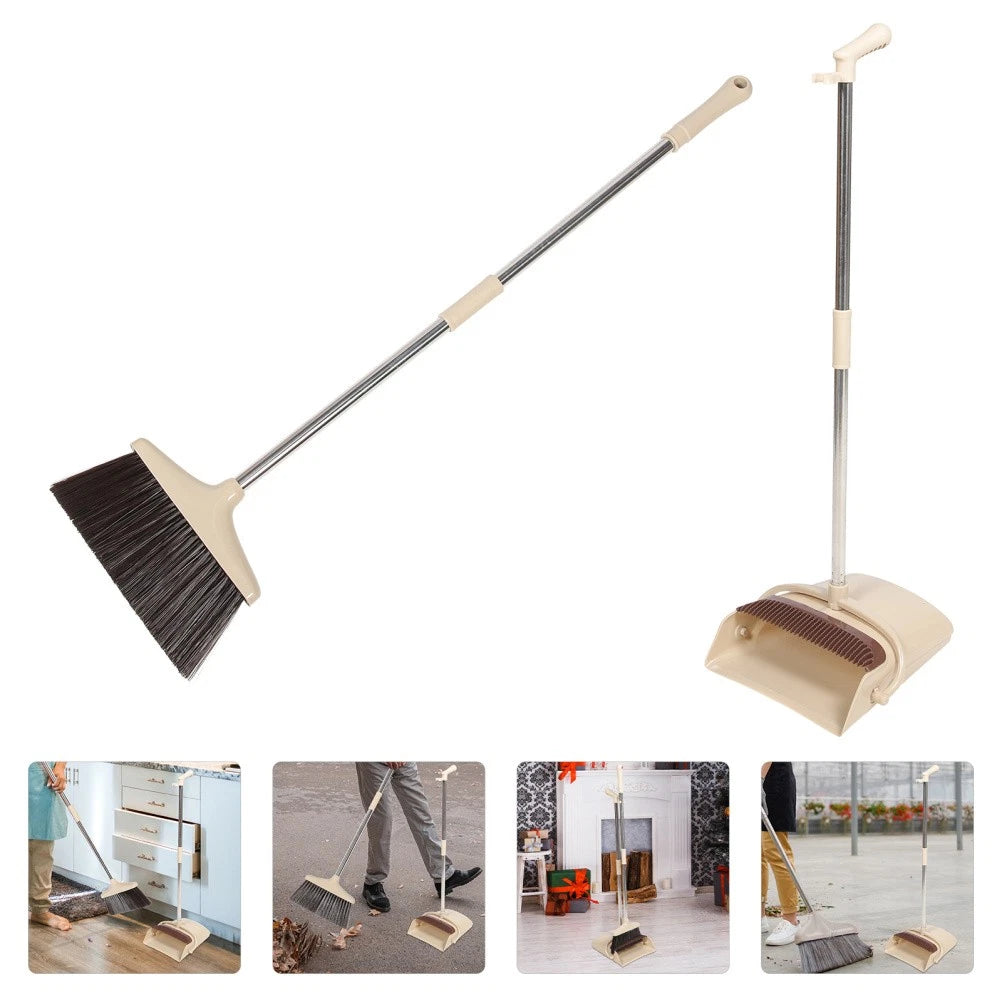 Broom Dustpan Set Office Broom Set For Home Dustpan Broom Kit-
