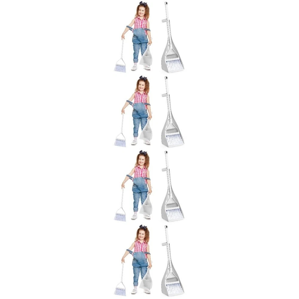 4 Sets Small Broom Dust Pan Portable-
