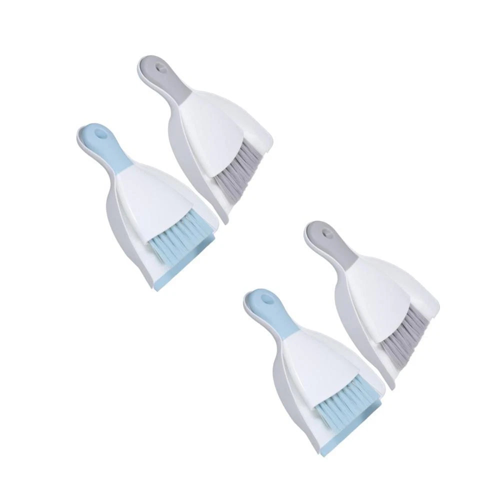 2 Piece Mini Broom and Dustpan Set, 4 Piece Small Dustpan --