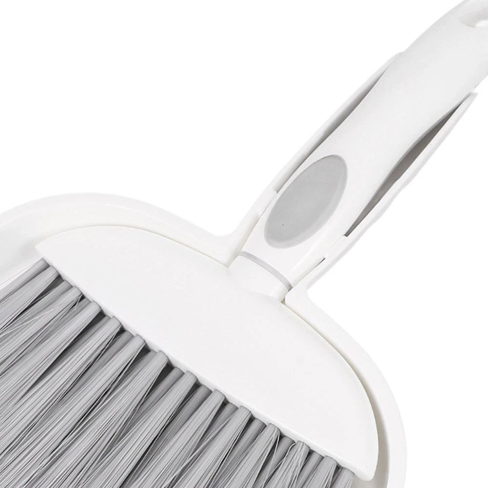 2 Sets Mini Dustpan and Brush Set, Small Broom and Dustpan,-