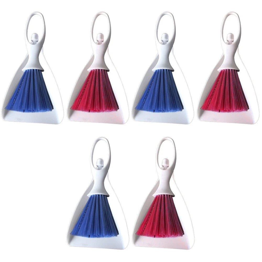 6 Sets Handy Mini Broom and Kusthang Set-