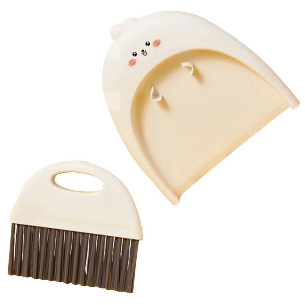 3 Sets Mini Dustpan Set Broom And Portable Mini Broom Baby-
