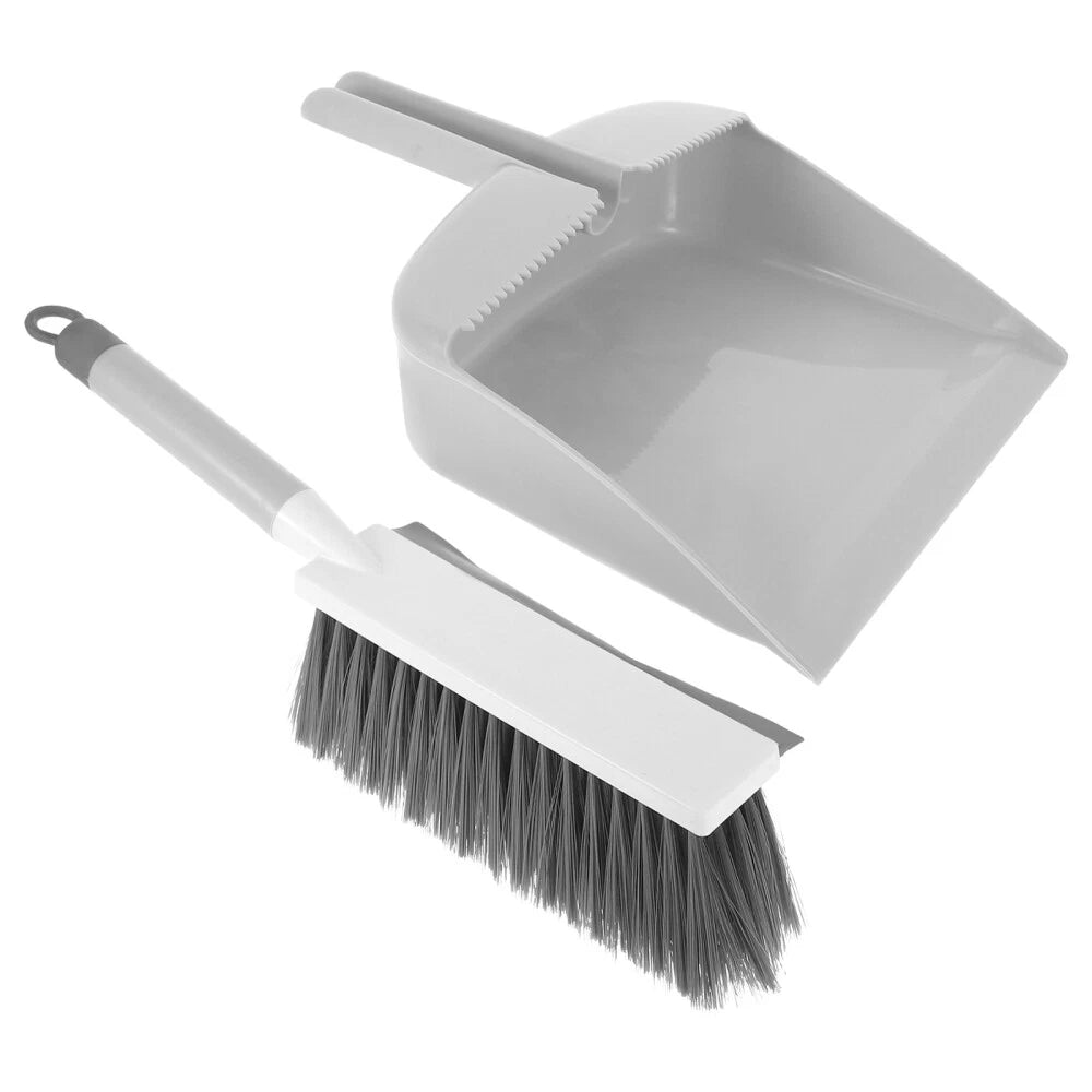 3 Sets Small Broom and Dust Cleaning Kit Portable Table Brush Set-