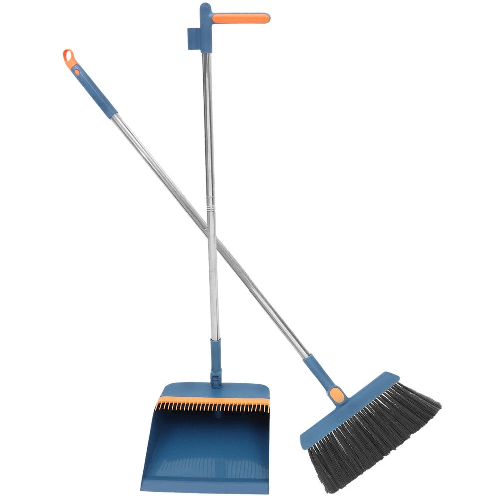 3 Sets Dust Remover Handling Household Broom And Dustpan Set Sweeping Kit-