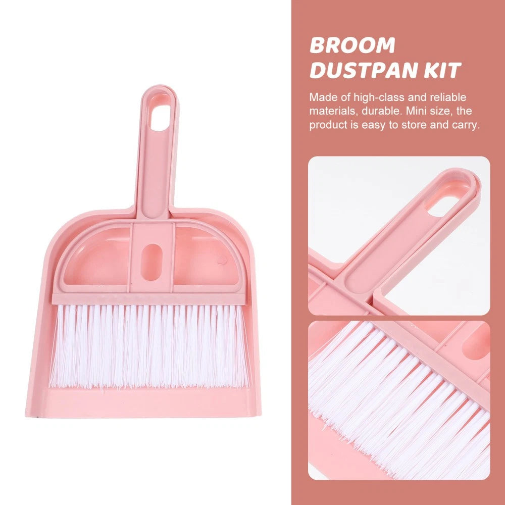 6 Sets Cleaning Artifact Set Kids Broom Dustpan Small And-