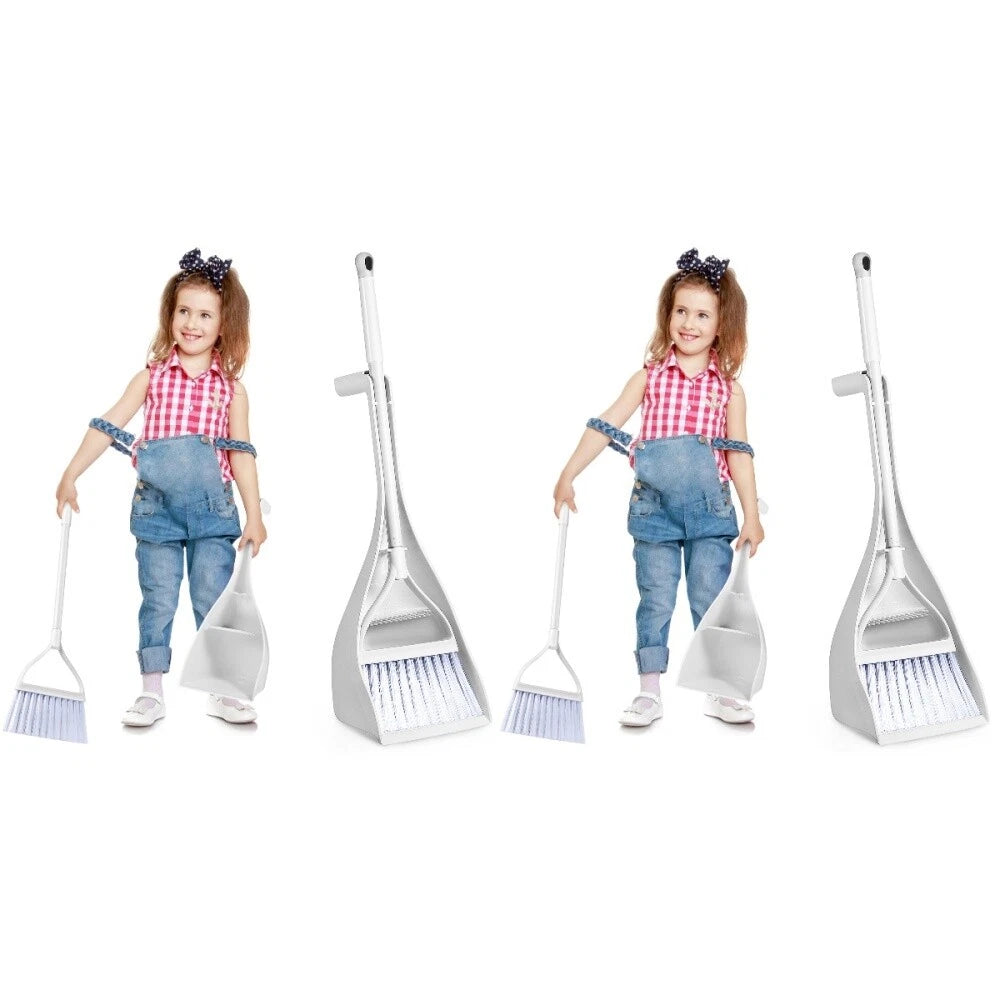 2 Sets Small Broom Dust Pan Portable-