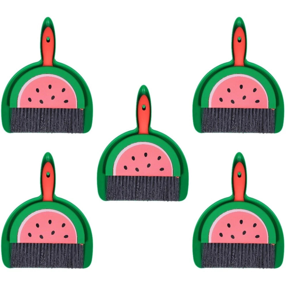 5 Sets Mini Cleaning Broom, Dustpan, Table Brush Set, Dining Table,-