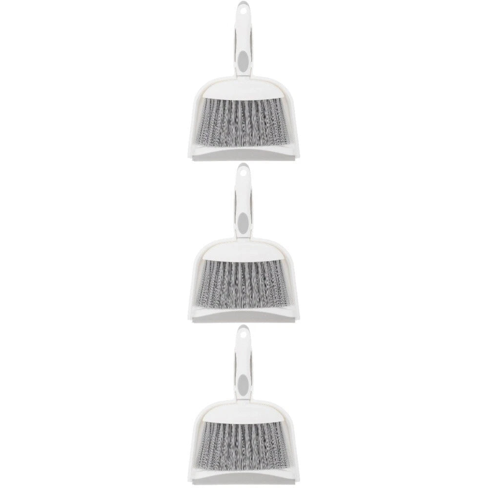 3 Sets Table Cleaning Brush and Dustpan Set, Small Broom for Home-