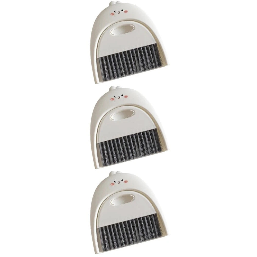 3 Sets Mini Dustpan Set Broom And Portable Mini Broom Baby-