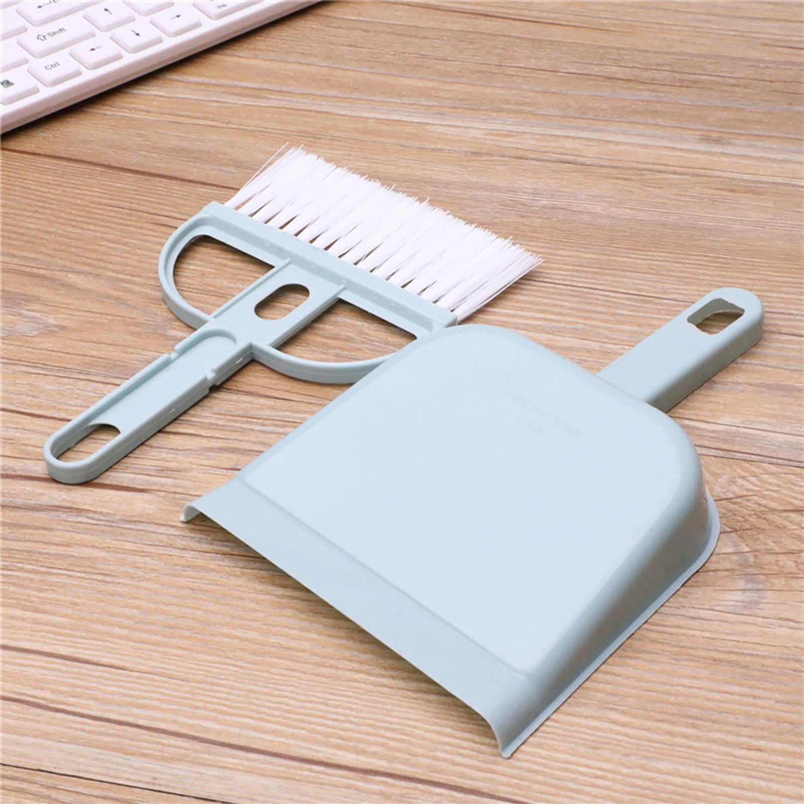 Small Mini Whisk Broom And Dust Pan Set Ergonomic Handle Kids Heavy Duty Durable