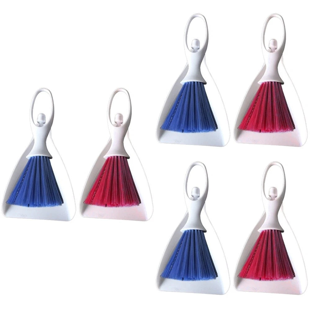 6 Sets Handy Mini Broom and Kusthang Set-
