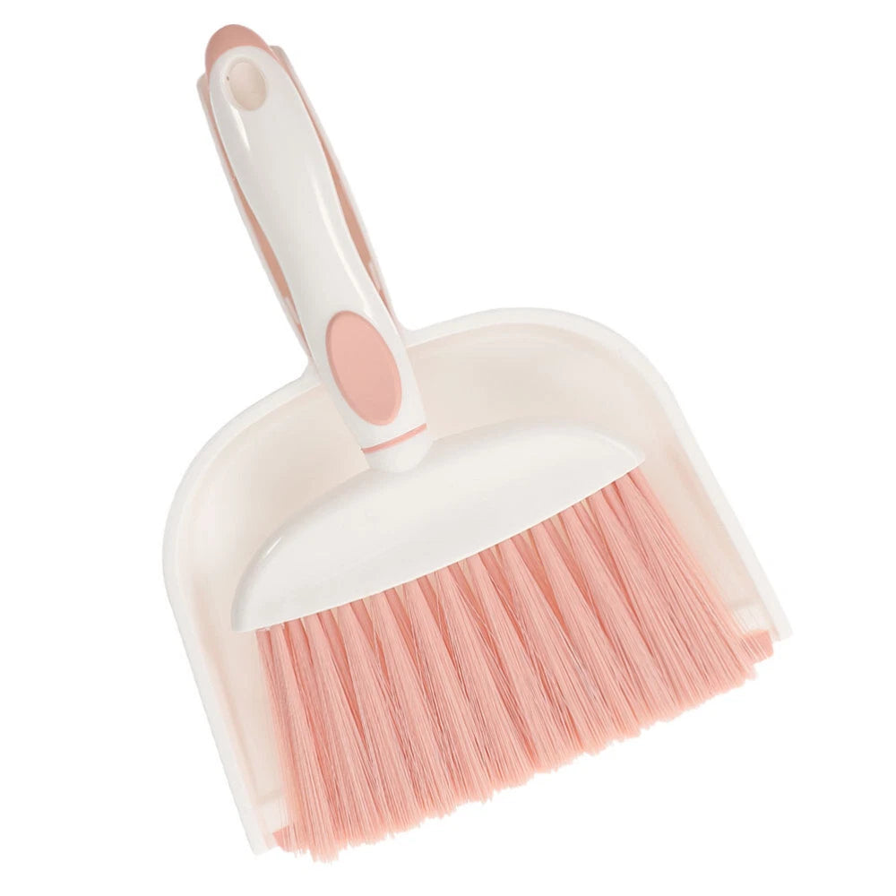 4 Sets Small Broom, Dustpan Set, Table Broom, Broom, Brush and-