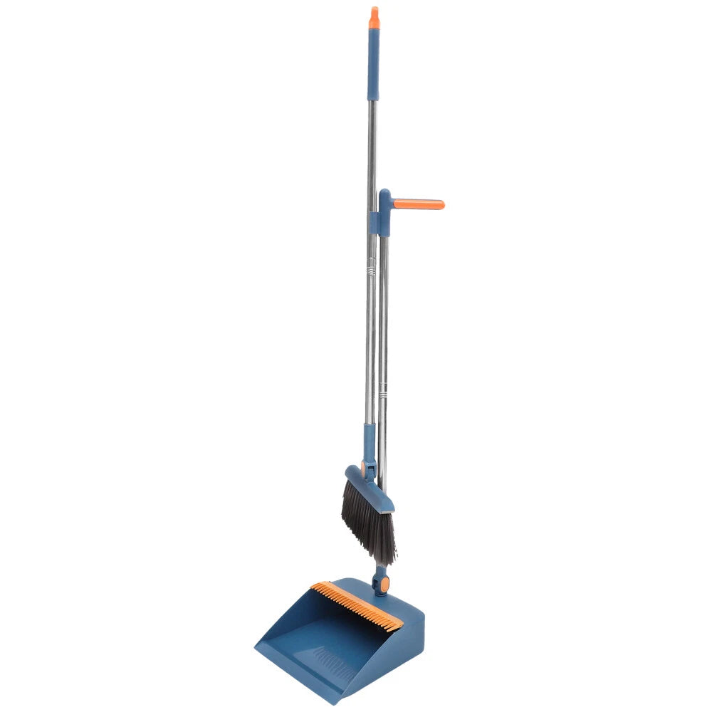 3 Sets Dust Remover Handling Household Broom And Dustpan Set Sweeping Kit-