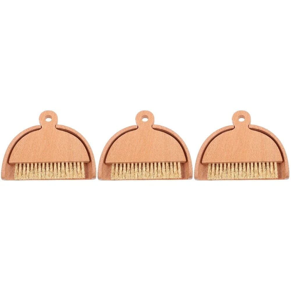 3 Sets Keyboard Cleaning Broom, Dustpan, Table Brush Set, Dining Table,-