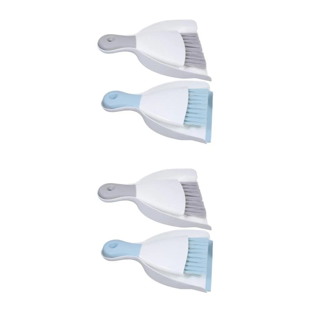 2 Piece Mini Broom and Dustpan Set, 4 Piece Small Dustpan --