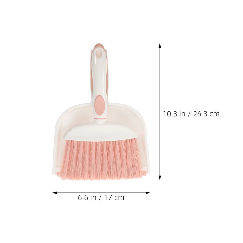 4 Sets Small Broom, Dustpan Set, Table Broom, Broom, Brush and-