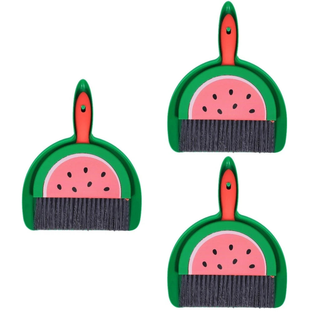 3 Sets Mini Cleaning Broom, Dustpan, Table Brush Set, Dining Table,-