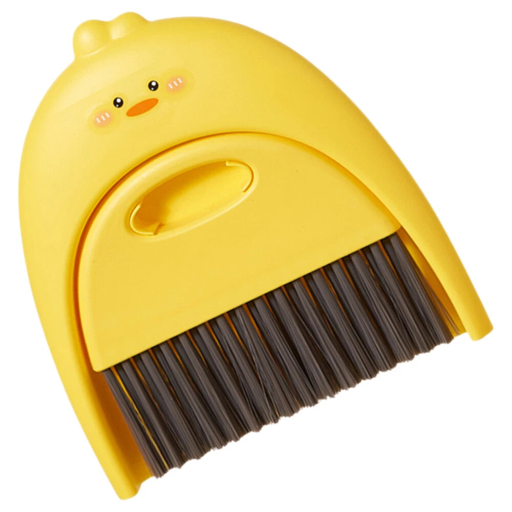 2 Sets Dustpan and Brush Set, Small Mini Scrubber, Dustpan,-