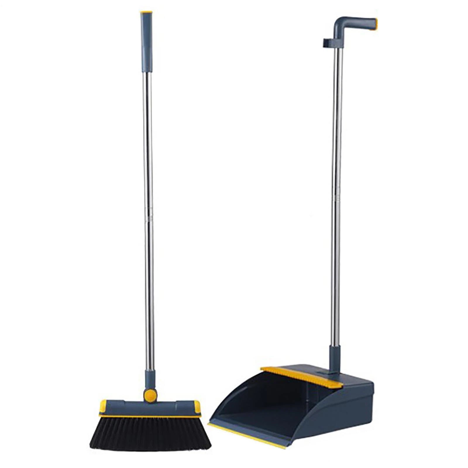 1pcs Broom and Dustpan Set for Home Broom Rotating Head Dustpan