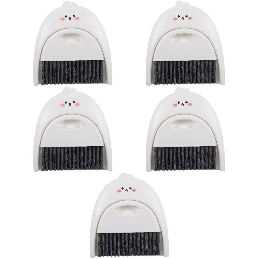 5 Sets Small Broom and Dustpan, Cleaning Kit, Cute-