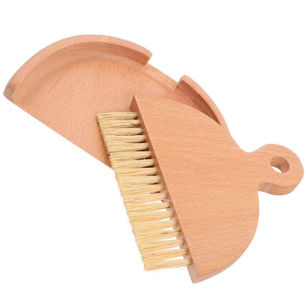 3 Sets Keyboard Cleaning Broom, Dustpan, Table Brush Set, Dining Table,-