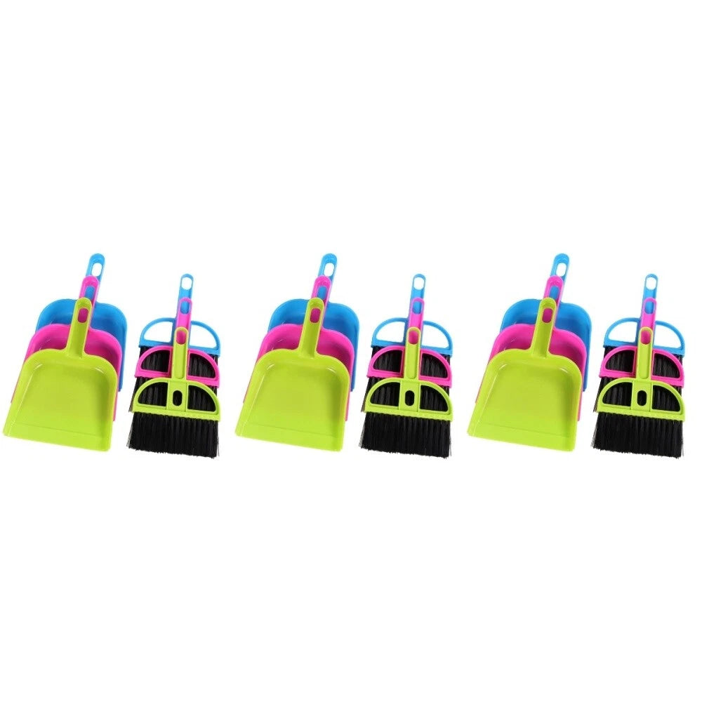 18 Sets Cleaning Tool Pet Dustpan Countertop Table-