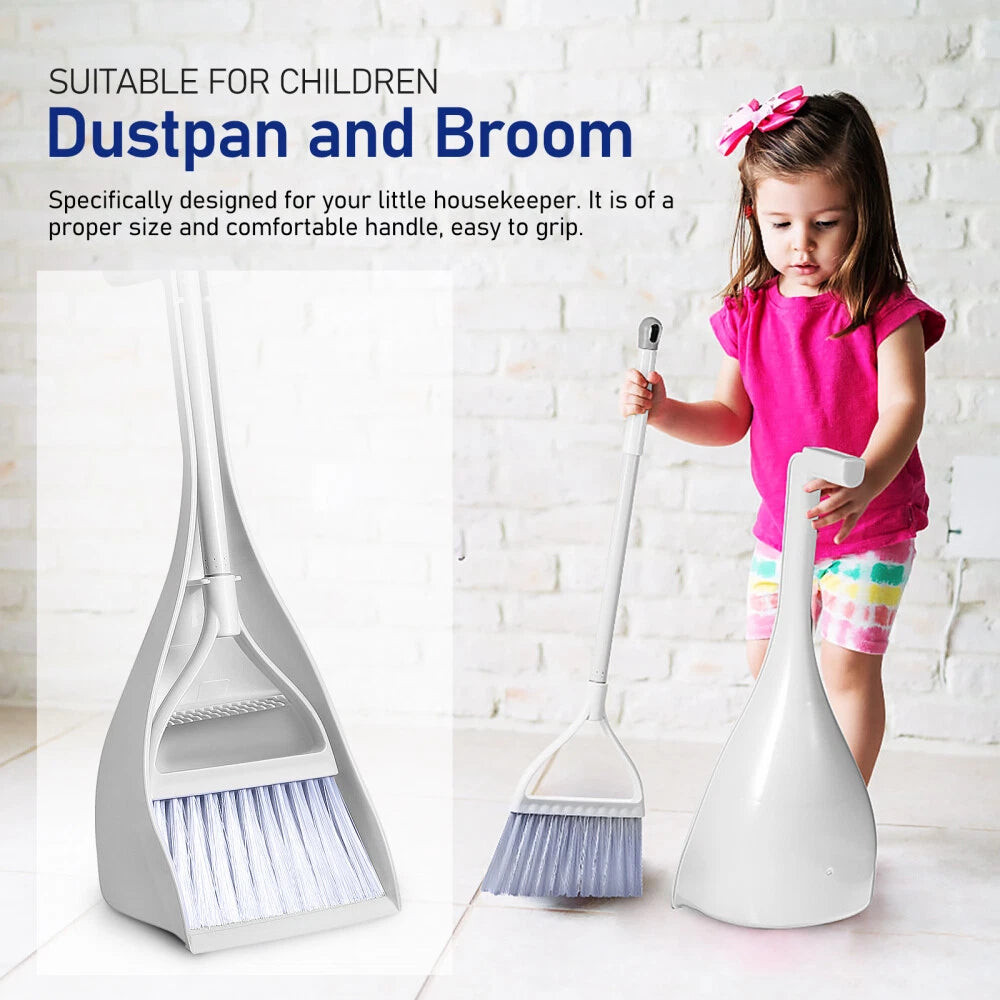 3 Sets Mini Broom Dusting Hand Broom Small Dust Pan Compact Desktop-