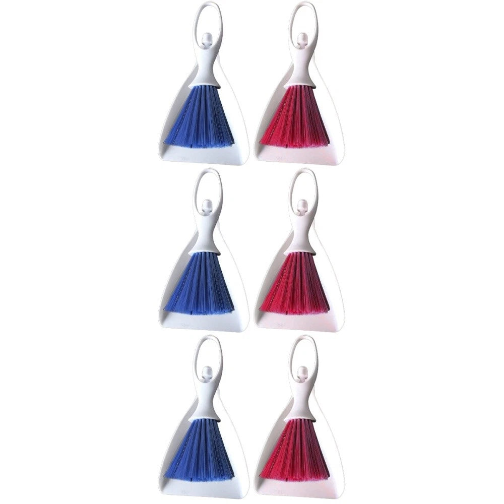 6 Sets Handy Mini Broom and Kusthang Set-