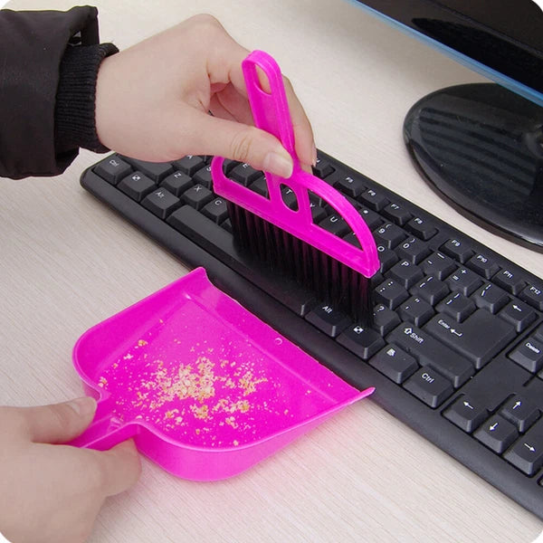 18 Sets Cleaning Tool Pet Dustpan Countertop Table-