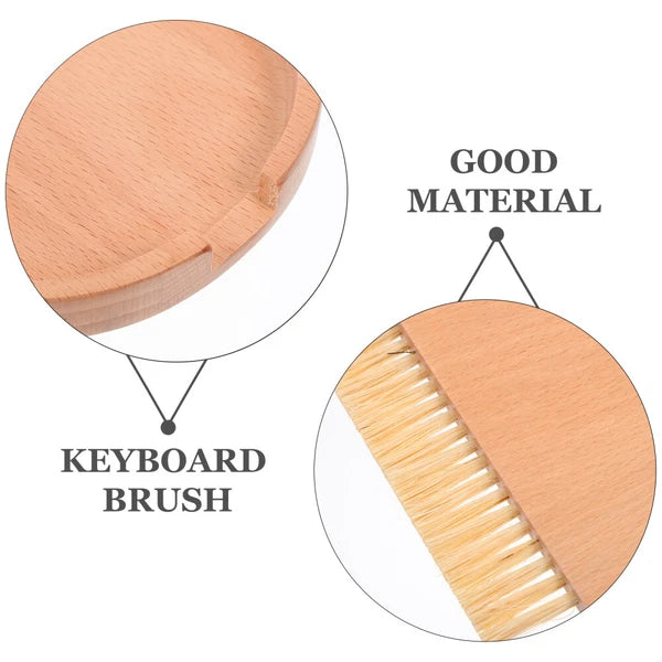 3 Sets Keyboard Cleaning Broom, Dustpan, Table Brush Set, Dining Table,-