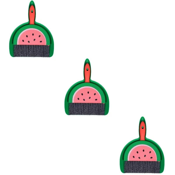 3 Sets Mini Cleaning Broom, Dustpan, Table Brush Set, Dining Table,-