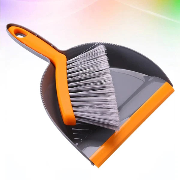 2 Count Mini Broom Set Desktop Cleaning Brush Small And Dustpan-