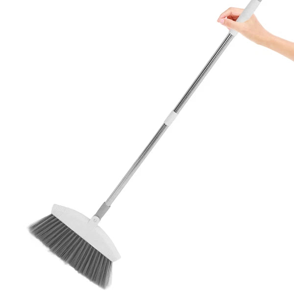 2 Sets Broom Set with Long Handle, Collapsible Broom Dustpan Set,-