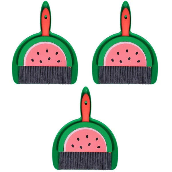 3 Sets Toy Desktop Broom Set Table Sweeping Set Mini Sweeping Set Travel Kid-