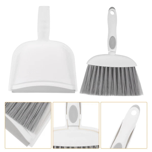 3 Sets Table Cleaning Brush and Dustpan Set, Small Broom for Home-