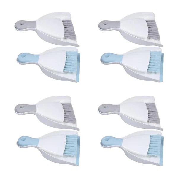 4 Piece Mini Broom and Dustpan Set, 4 Piece Small Dustpan --