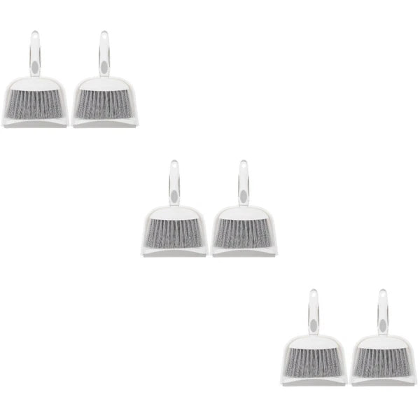 3 Sets Small Broom, Dustpan Set, Table Broom, Broom, Brush and-