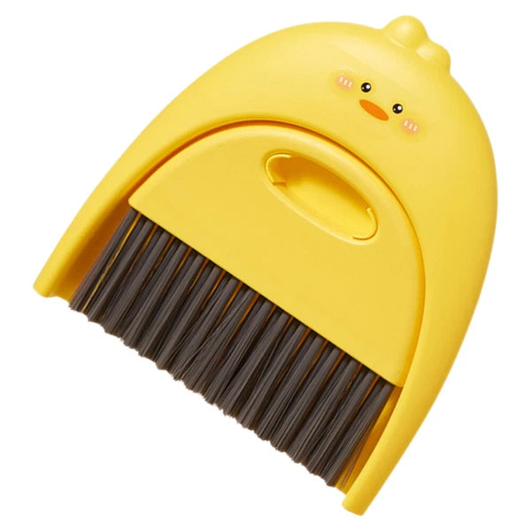 2 Sets Dustpan and Brush Set, Small Mini Scrubber, Dustpan,-